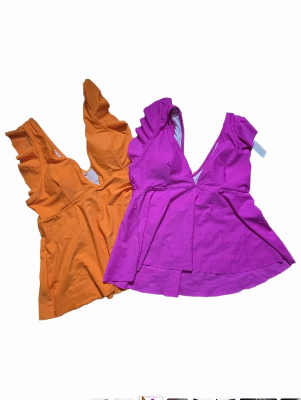 NWT Beachsissi Bundle Tankini High-waisted Two Piece Swimsuits Sz LARGE (8 Pcs)